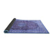 Sideview of Oriental Blue Traditional Rug, tr4698blu