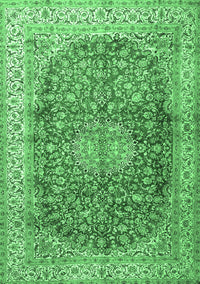 Oriental Emerald Green Traditional Rug, tr4698emgrn