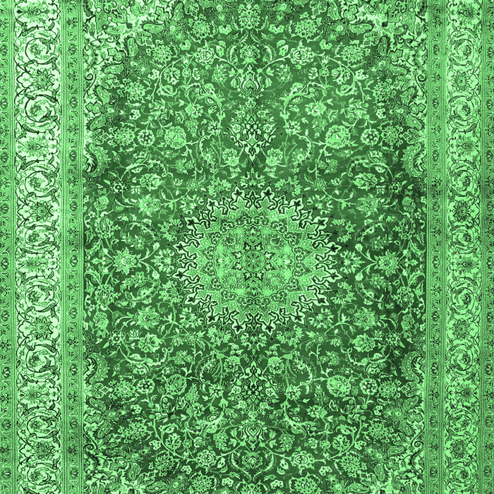 Oriental Emerald Green Traditional Rug, tr4698emgrn