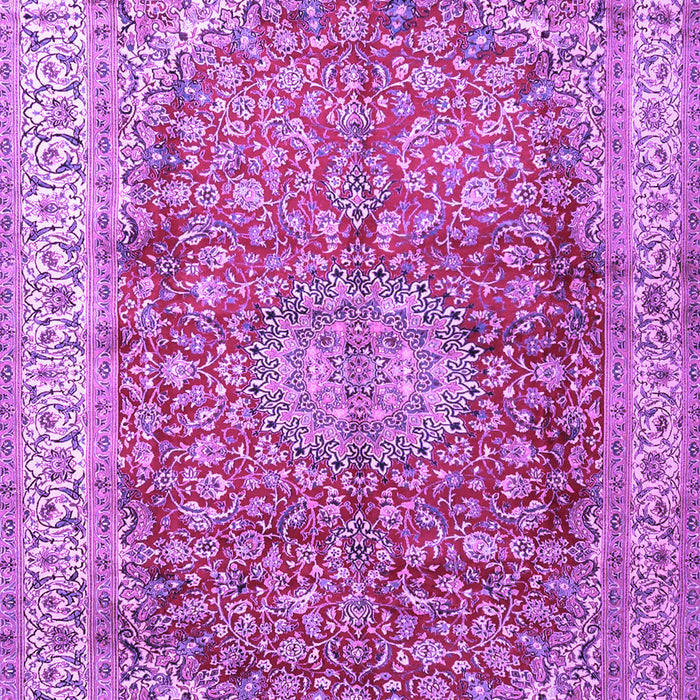 Machine Washable Oriental Purple Traditional Area Rugs, wshtr4698pur