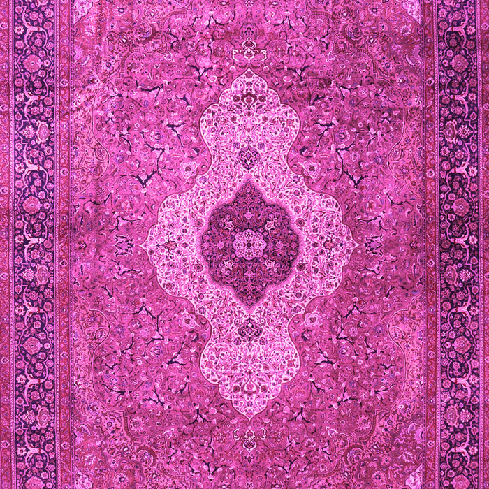 Medallion Pink Traditional Rug, tr4699pnk