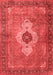 Medallion Red Traditional Area Rugs