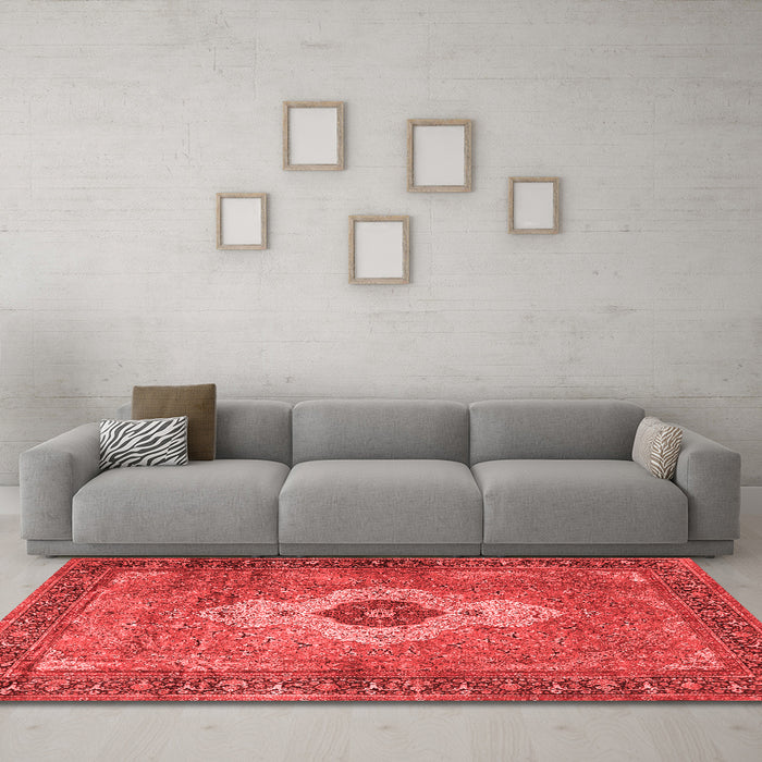 Traditional Red Washable Rugs