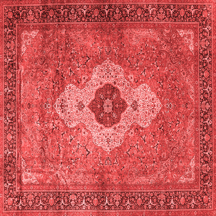 Medallion Red Traditional Rug, tr4699red