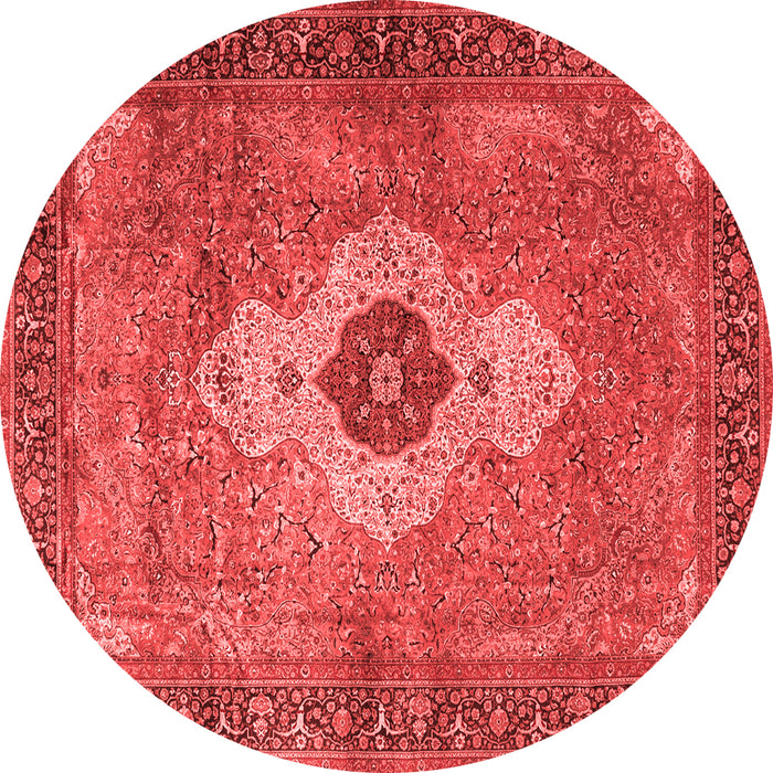 Medallion Red Traditional Rug, tr4699red