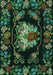 Medallion Turquoise French Rug, tr469turq