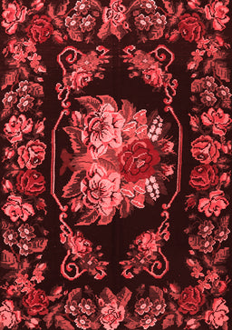 Medallion Red French Area Rugs