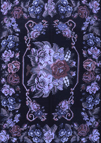 Medallion Blue French Rug, tr469blu