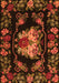 Medallion Orange French Rug, tr469org