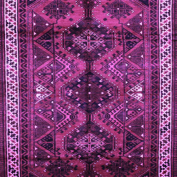 Machine Washable Persian Purple Traditional Area Rugs, wshtr46pur