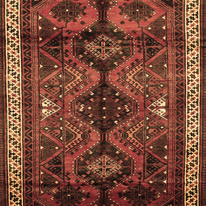 Machine Washable Persian Brown Traditional Rug, wshtr46brn