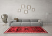 Traditional Red Washable Rugs