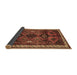 Sideview of Persian Brown Traditional Rug, tr46brn