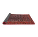 Sideview of Traditional Rust Pink Persian Rug, tr47