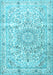 Persian Light Blue Traditional Rug, tr4700lblu