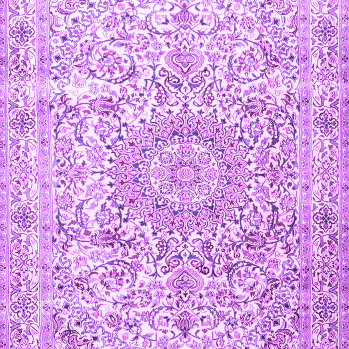 Machine Washable Persian Purple Traditional Area Rugs, wshtr4700pur