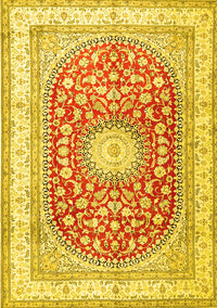 Persian Yellow Traditional Rug, tr4701yw