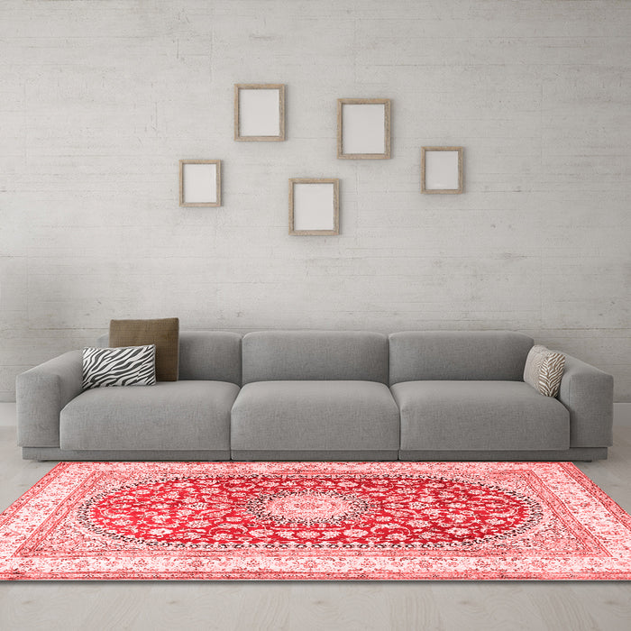 Traditional Red Washable Rugs