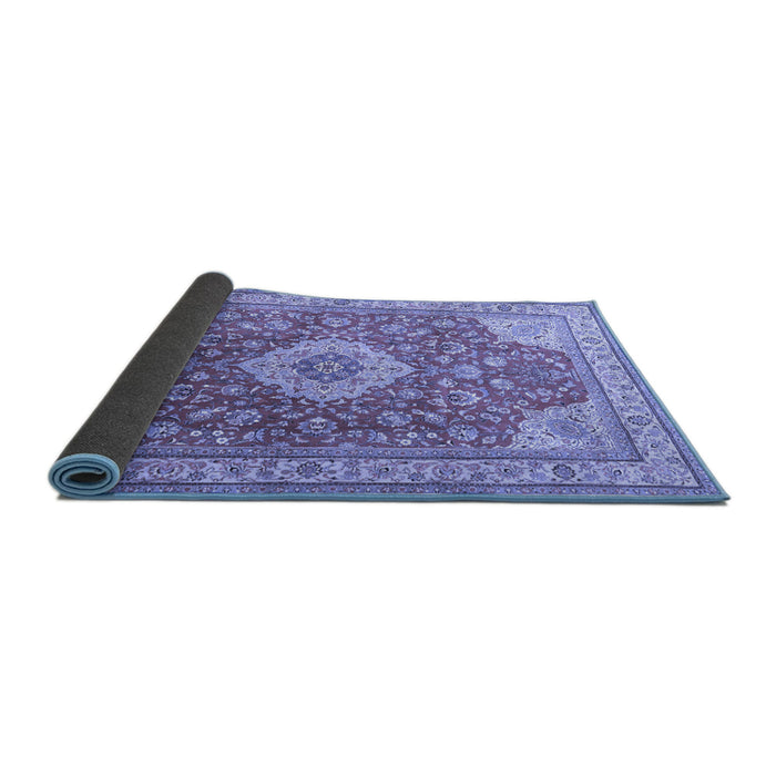 Sideview of Persian Blue Traditional Rug, tr4702blu