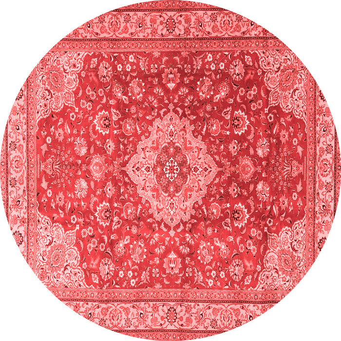 Machine Washable Persian Red Traditional Rug, wshtr4702red