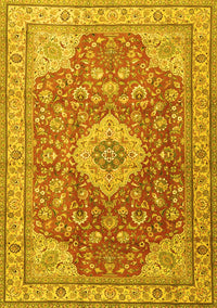 Persian Yellow Traditional Rug, tr4702yw