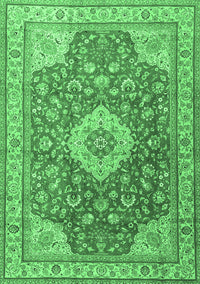 Persian Emerald Green Traditional Rug, tr4702emgrn