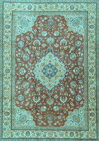 Persian Light Blue Traditional Rug, tr4702lblu