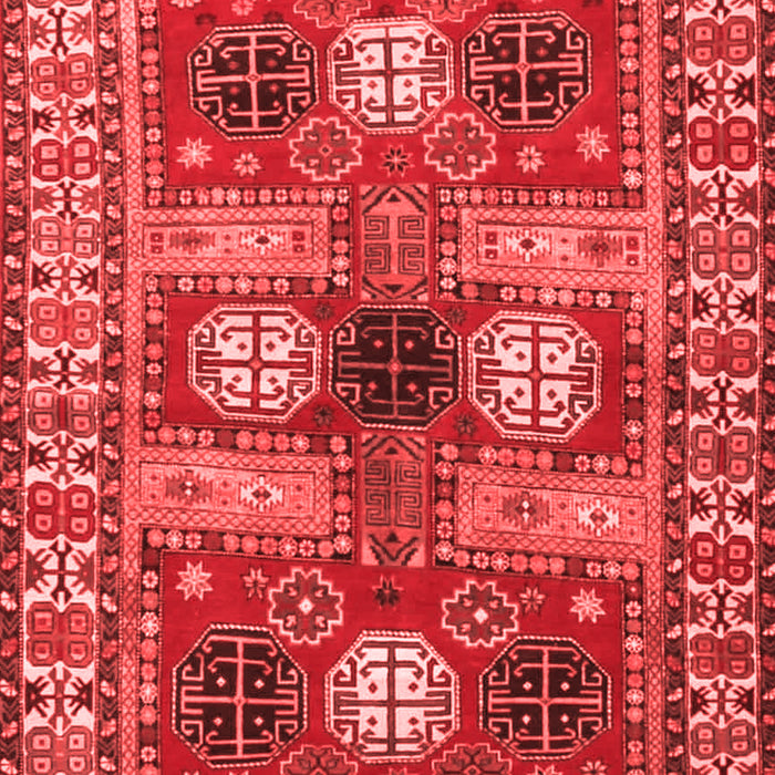 Machine Washable Persian Red Traditional Rug, wshtr4703red