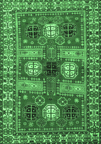 Persian Emerald Green Traditional Rug, tr4703emgrn