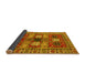 Sideview of Persian Yellow Traditional Rug, tr4703yw