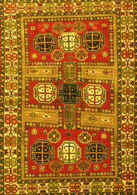 Persian Yellow Traditional Rug, tr4703yw