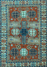 Persian Light Blue Traditional Rug, tr4703lblu