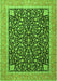 Persian Green Traditional Rug, tr4704grn