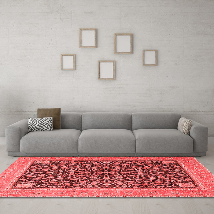 Traditional Red Washable Rugs