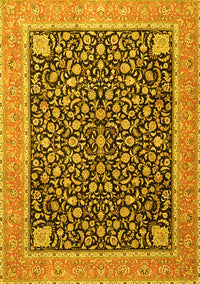 Persian Yellow Traditional Rug, tr4704yw