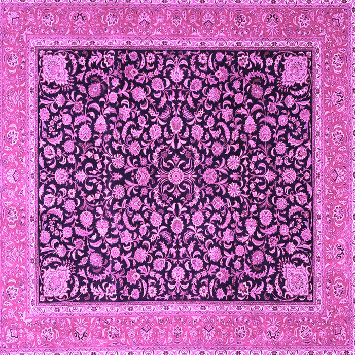 Square Persian Purple Traditional Rug, tr4704pur