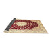 Sideview of Traditional Sun Yellow Medallion Rug, tr4705