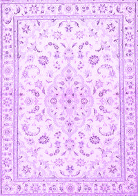 Medallion Purple Traditional Rug, tr4706pur