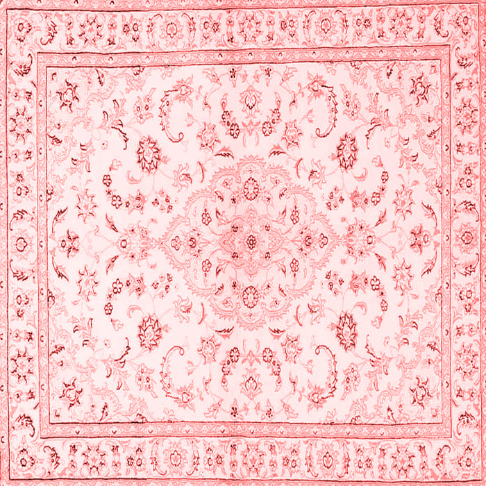 Medallion Red Traditional Rug, tr4706red