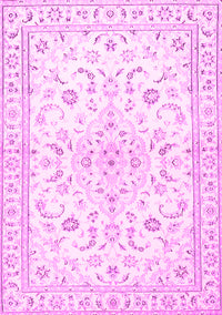 Medallion Pink Traditional Rug, tr4706pnk