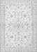 Medallion Gray Traditional Rug, tr4706gry