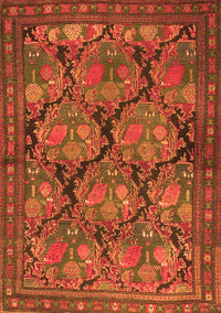 Persian Orange Traditional Rug, tr4707org