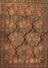 Persian Brown Traditional Rug, tr4707brn
