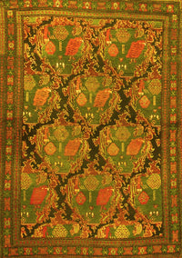 Persian Yellow Traditional Rug, tr4707yw