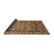 Sideview of Traditional Sand Brown Persian Rug, tr4709