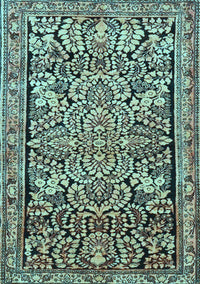 Persian Light Blue Traditional Rug, tr4709lblu