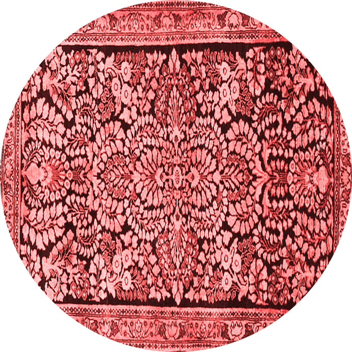 Machine Washable Persian Red Traditional Rug, wshtr4709red