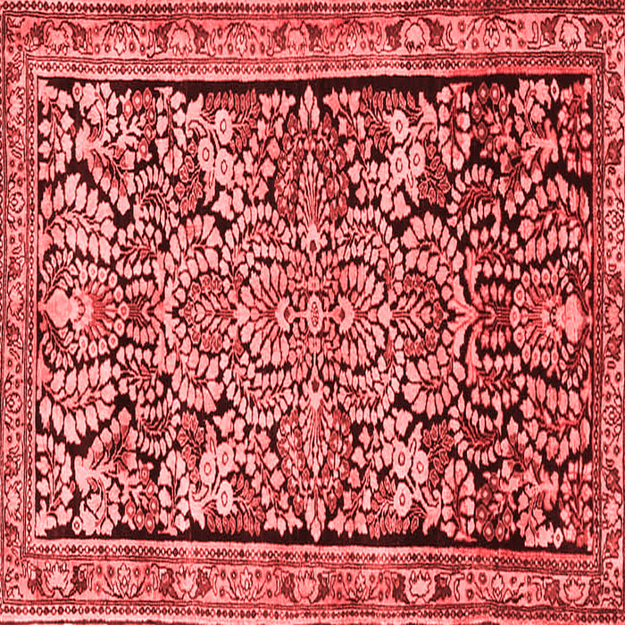 Machine Washable Persian Red Traditional Rug, wshtr4709red