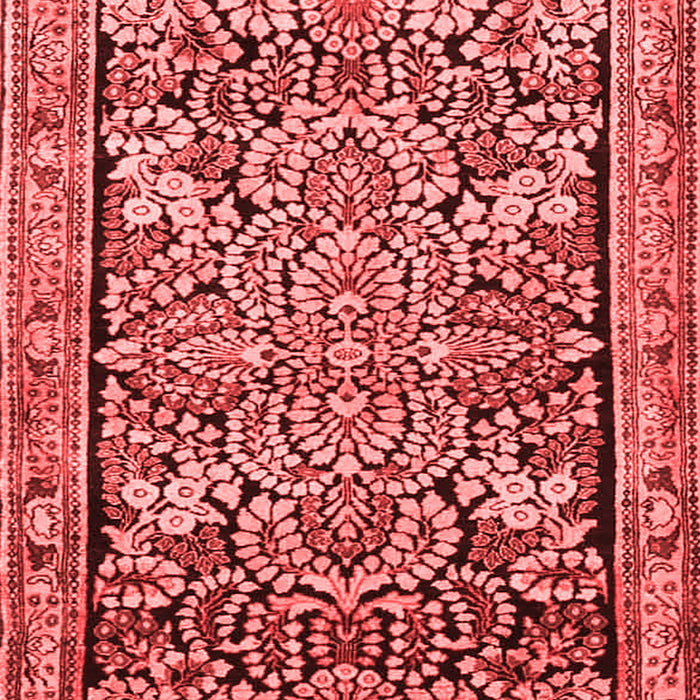 Machine Washable Persian Red Traditional Rug, wshtr4709red