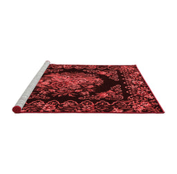 French Red Washable Rugs